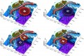 張明輝老師連續兩年的OKTV海流觀測陣列解釋黑潮受渦旋衝擊產生之流軸擺動及流量變動